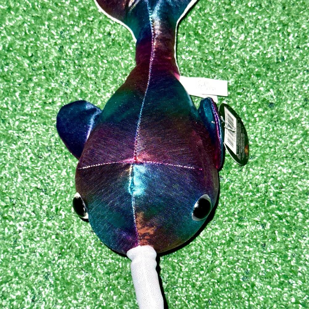 Toy Works Narwhale Plush New With Tag In Dark Rainbow Color